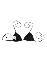 Dolce & Gabbana Black Embroidered Triangle Swimwear Underwear