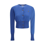 Vivienne Westwood Blue Cotton Cardigan