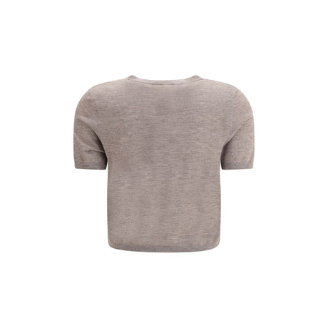 Lisa Yang Beige Cashmere Cardigan