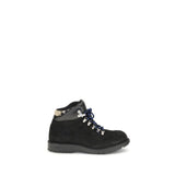Burberry Black Calf Leather Bos Taurus Lace-Up Boots