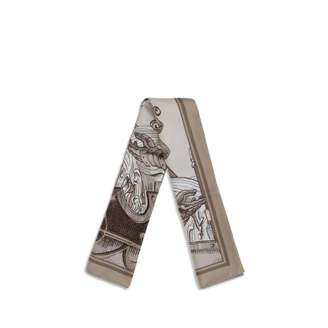 Burberry Beige Silk Scarf