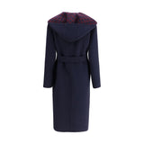 Gucci Blue Wool Coat
