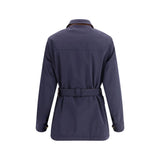 Brunello Cucinelli Blue Polyester Coat