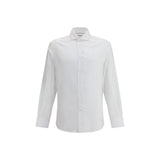 Brunello Cucinelli White Cotton Dress Shirt