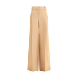 Ermanno Scervino Beige Viscose Casual Pants