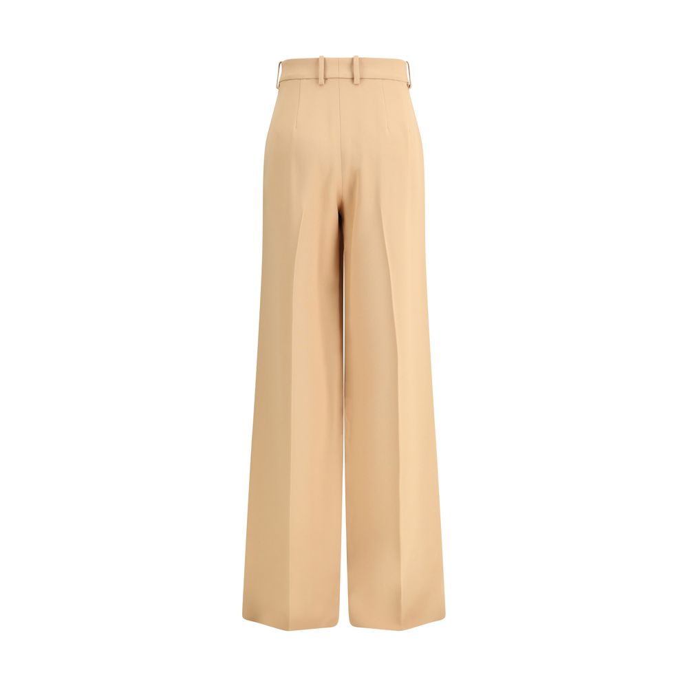 Ermanno Scervino Beige Viscose Casual Pants