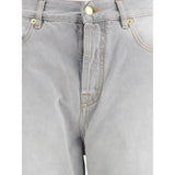 Darkpark Gray Cotton Relaxed Fit Jeans