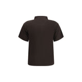 Margiela Brown Viscose Polo Shirt