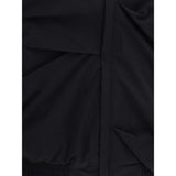 ALAINPAUL Black Polyamide Full-Length Jacket