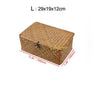 Handmade Seagrass Woven Storage Box with Lid
