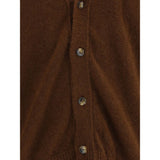 Laneus Brown Cashmere Cardigan