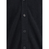 Laneus Black Cashmere Cardigan