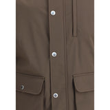 Brunello Cucinelli Brown Polyamide Coat