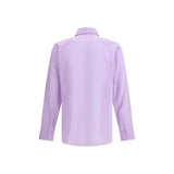 Tom Ford Purple Cotton Dress Shirt