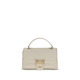PINKO Cream Calf Leather Bos Taurus Wallet
