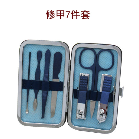 18-Piece Stainless Steel Nail Care Tool Set with Scissors