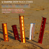Lightweight Outdoor Camping Tent Fixing Stakes (Aluminum)