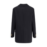 Versace Black Cashmere Coat