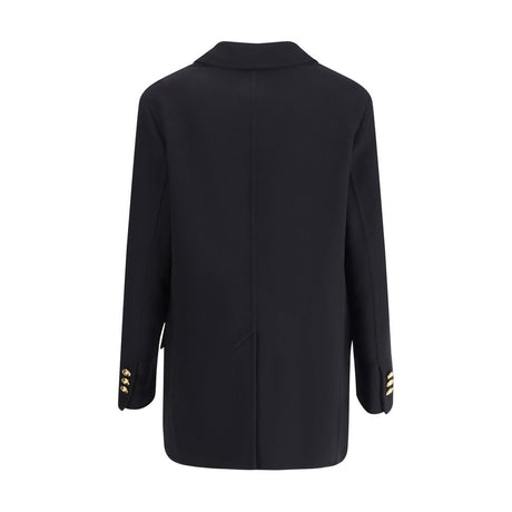 Versace Black Cashmere Coat