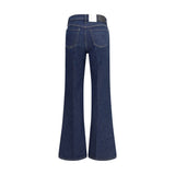 Citizens of Humanity Blue Cotton Flared Jeans