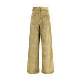 Petar Petrov Gold Cotton Casual Pants