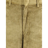 Petar Petrov Gold Cotton Casual Pants