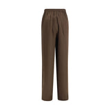 Petar Petrov Brown Silk Pants