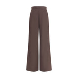 Di Stavnitser Brown Fleece Wool Casual Pants