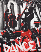 Dolce & Gabbana Multicolor Agrigento Dance Jazz Music Print T-shirt