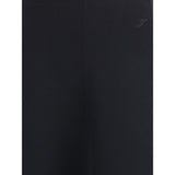 Jacquemus Black Cotton Midi Skirt