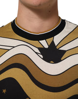 Dolce & Gabbana Multicolor Millennials Star CrewNeck T-shirt