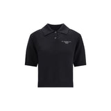 Givenchy Black Wool Polo Shirt