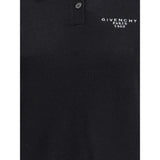 Givenchy Black Wool Polo Shirt