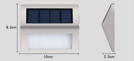 Stainless Steel LED Solar Garden Stairway Light