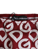 Dolce & Gabbana Bordeaux DG Logo Slip Bottom Brief Underwear