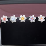2024 Summer Clear Flower Car Dashboard Decor