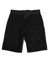 Dolce & Gabbana Black Cotton Logo Shorts Midi Trouser Underwear