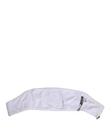 Dolce & Gabbana White Nylon Strapless Corset Top Underwear