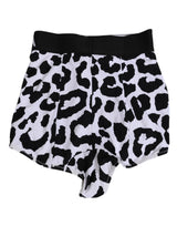 Dolce & Gabbana White Leopard Nylon High Waist Girdle Underwear