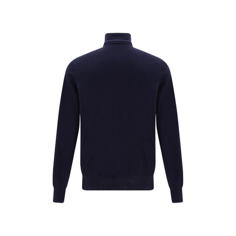 Brunello Cucinelli Blue Cashmere Cashmere Sweater
