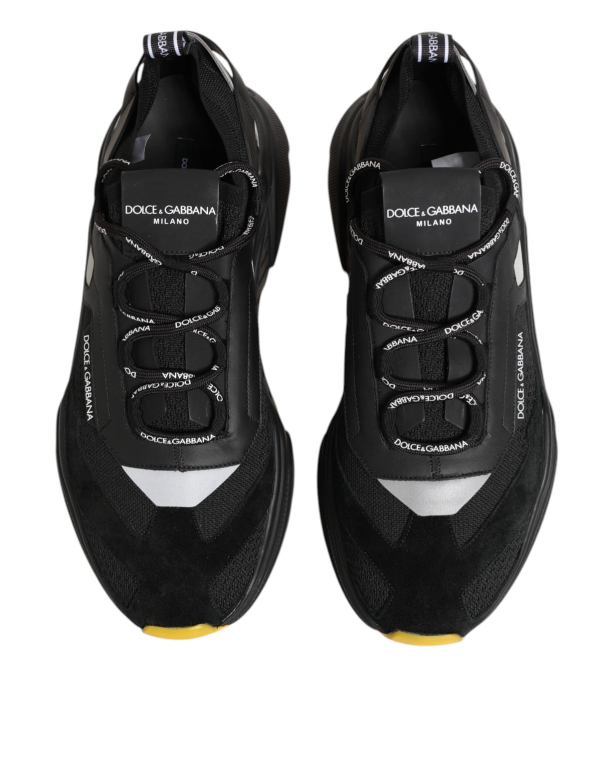 Dolce & Gabbana Black Daymaster Low Top Men Sneakers Shoes