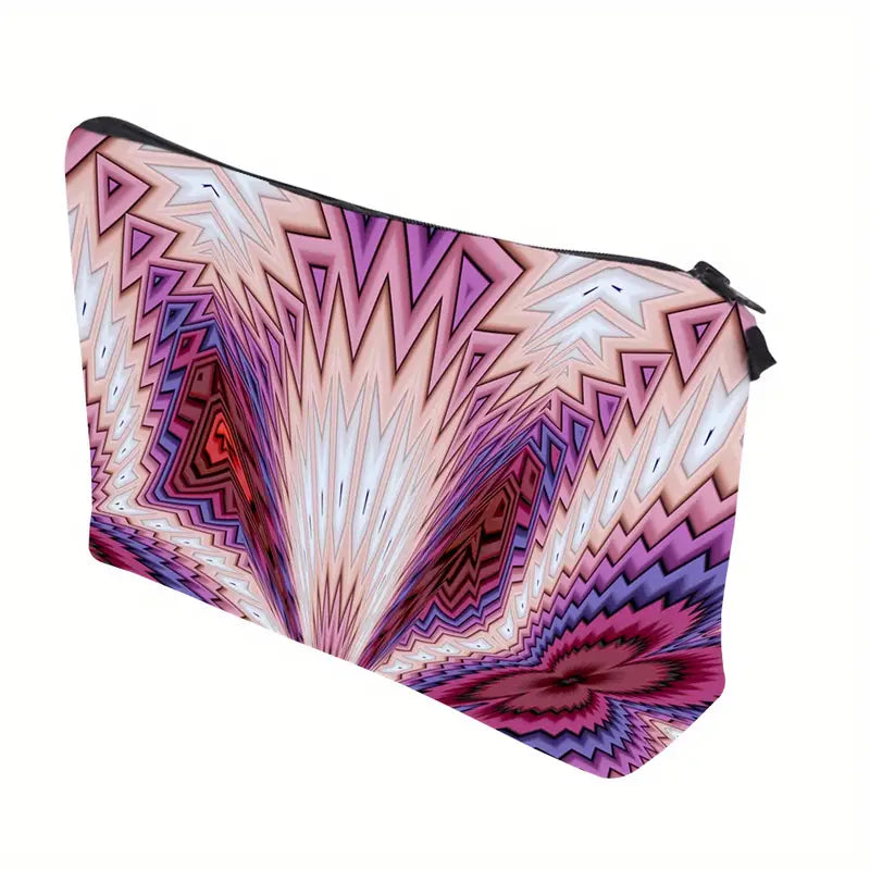 Mandala Print Travel Organizer Bag for Women and Girls