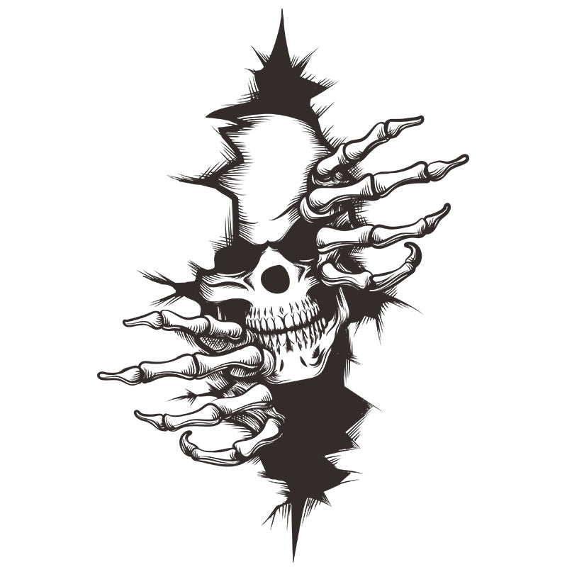Day of the Dead Skeleton Wall Sticker for Home Decor