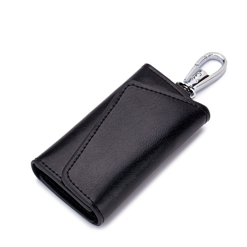 Men's Leather Multifunctional Car Key Case