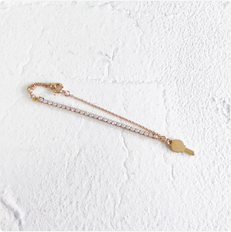 Simple Key Lock Clavicle Necklace