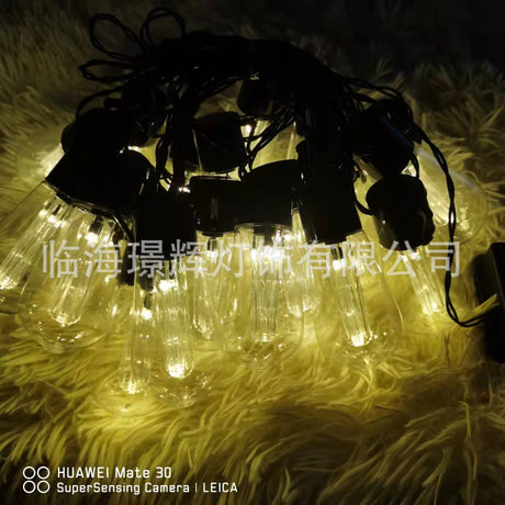Transparent LED String Lights - Vintage Solar Garden Decor