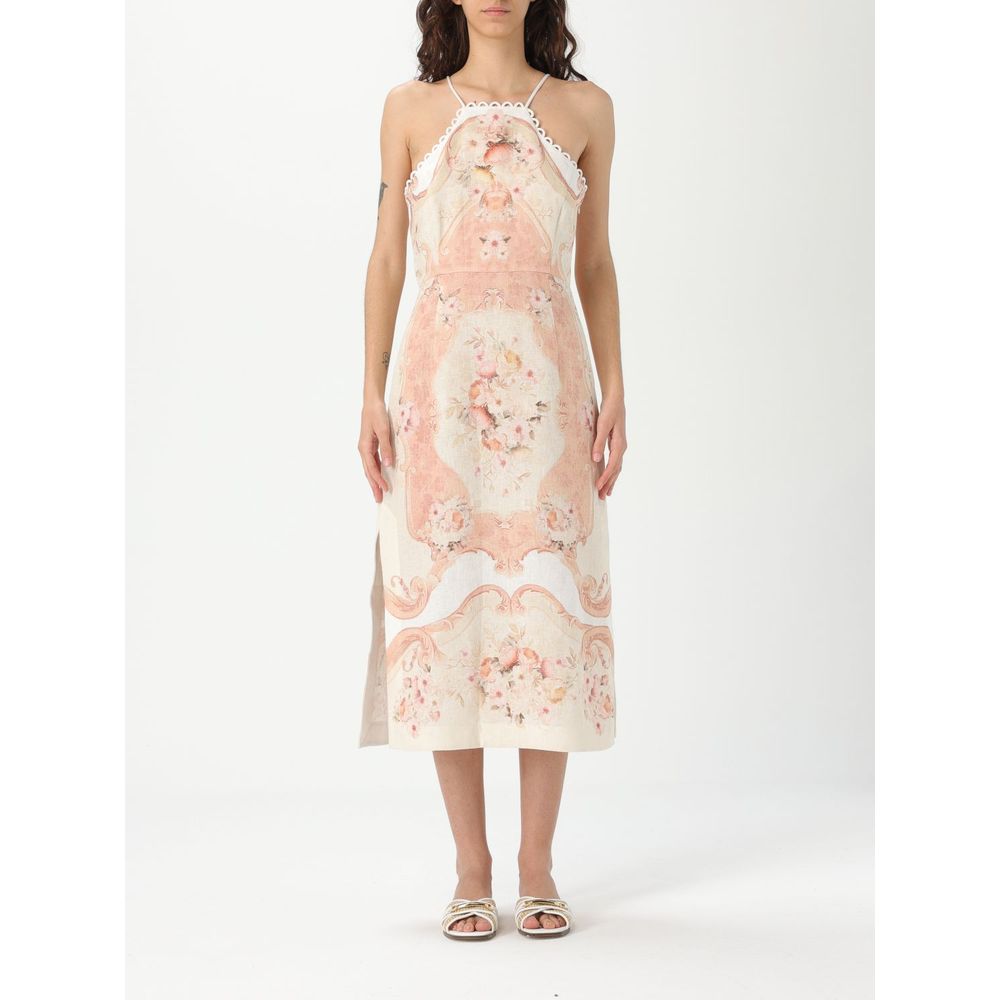 Twinset Multicolor Linen Casual Dress  Atlantic Shopping Mall