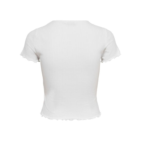 Only White Polyester Clothing