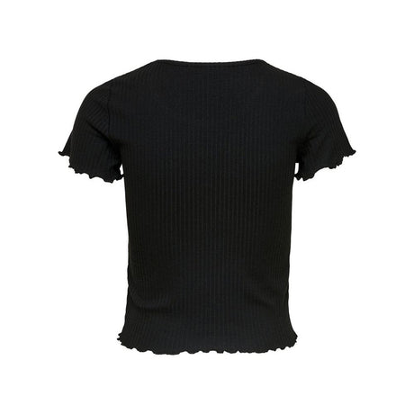 Only Black Polyester T-Shirt
