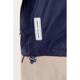 Armani Exchange Blue Polyester Shell Jacket